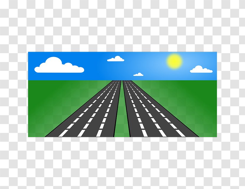 Road Highway Clip Art - Rectangle Transparent PNG