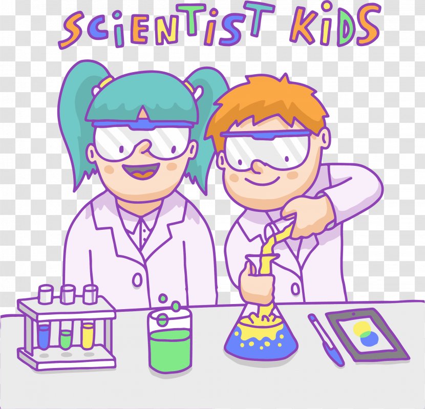 Komxe1rom Scientist Euclidean Vector Child - Product - Color Transparent PNG