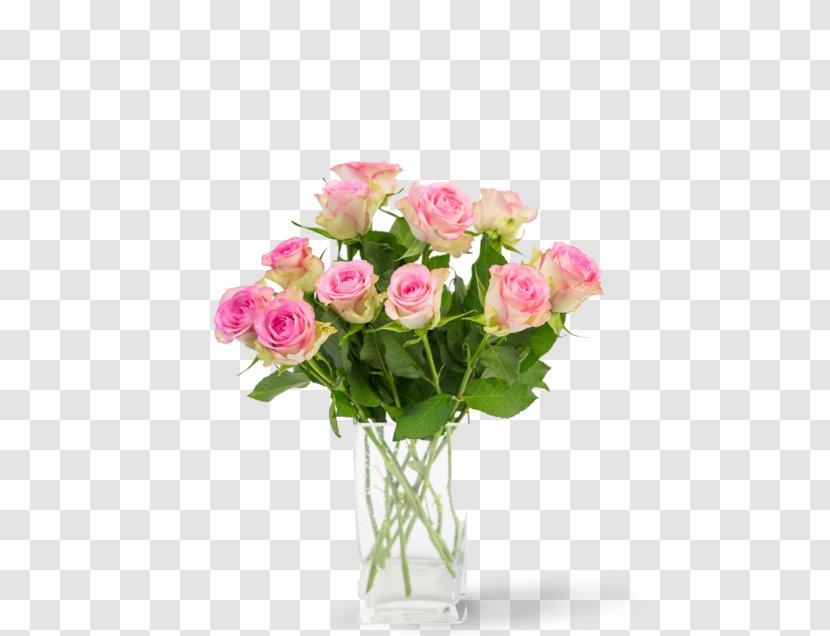 Garden Roses Flower Bouquet Cut Flowers Gift - Party - Roze Transparent PNG