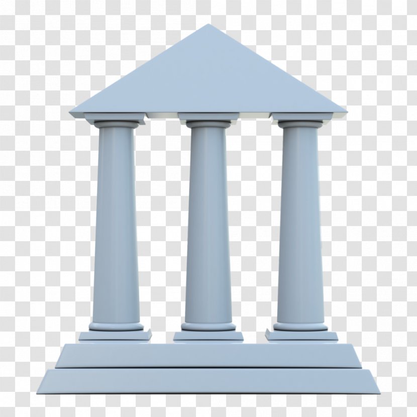 Column Parthenon Royalty-free Clip Art - Roof - Roman Columns Transparent PNG
