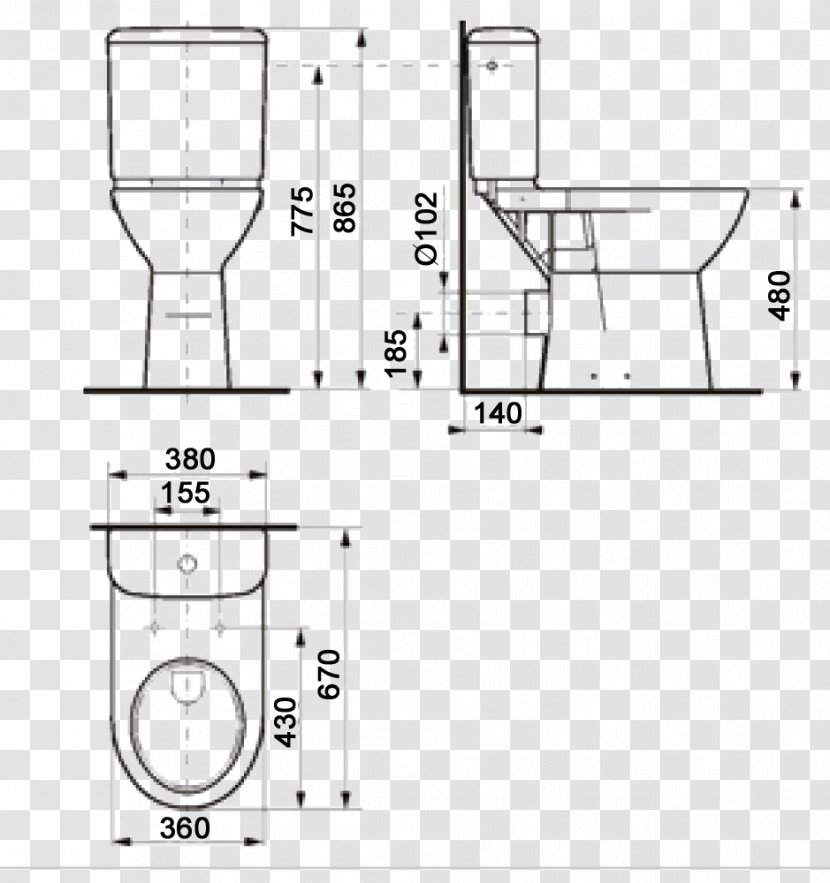 Roca Flush Toilet Bathroom Kompakt WC - Bidet Seats - Prawn Transparent PNG