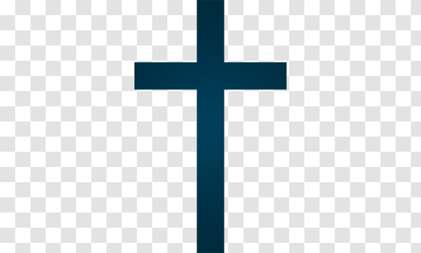 Cross Angle Blue Pattern - Symbol - Christian Picture Transparent PNG