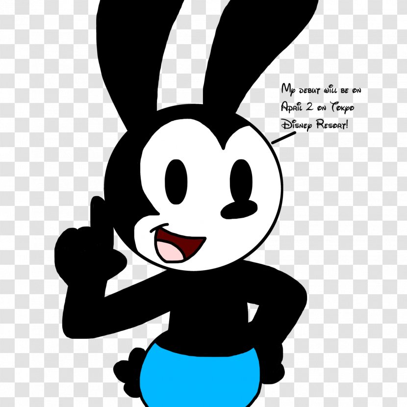 Cartoon Vertebrate Animal Clip Art - Oswald The Lucky Rabbit Transparent PNG