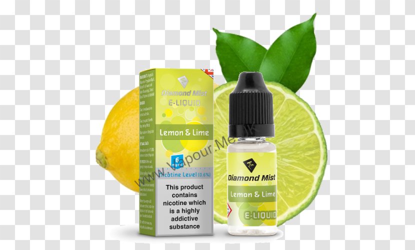 Lemon Electronic Cigarette Aerosol And Liquid Peach Lime Transparent PNG