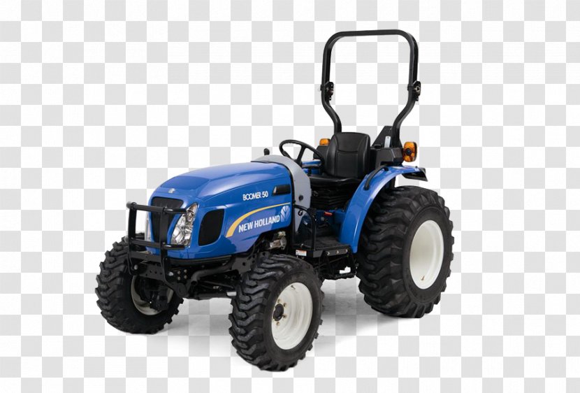 New Holland Agriculture Tractor Agricultural Machinery Mower - Automotive Tire Transparent PNG
