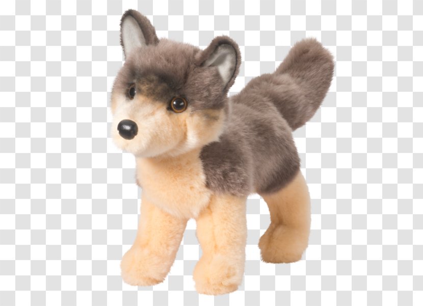 Stuffed Animals & Cuddly Toys Amazon.com Gray Wolf Puppy - Toy Transparent PNG