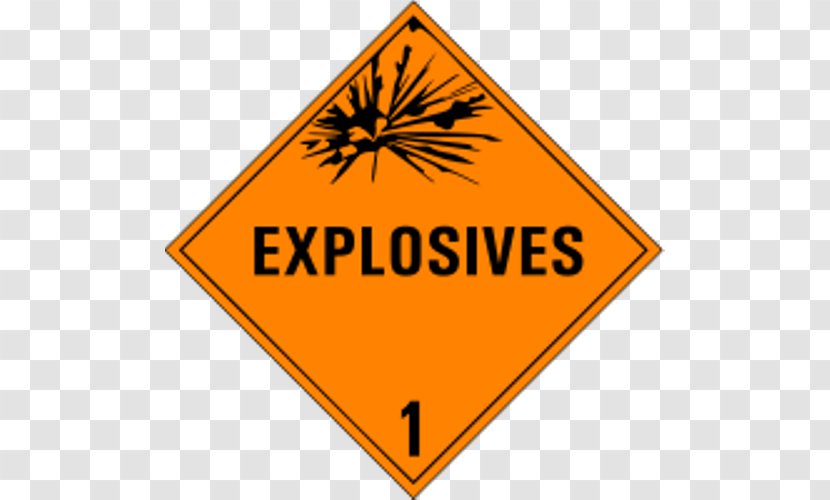 Explosive Material Dangerous Goods Explosion Detonation Gas - Symbol - Class Room Transparent PNG
