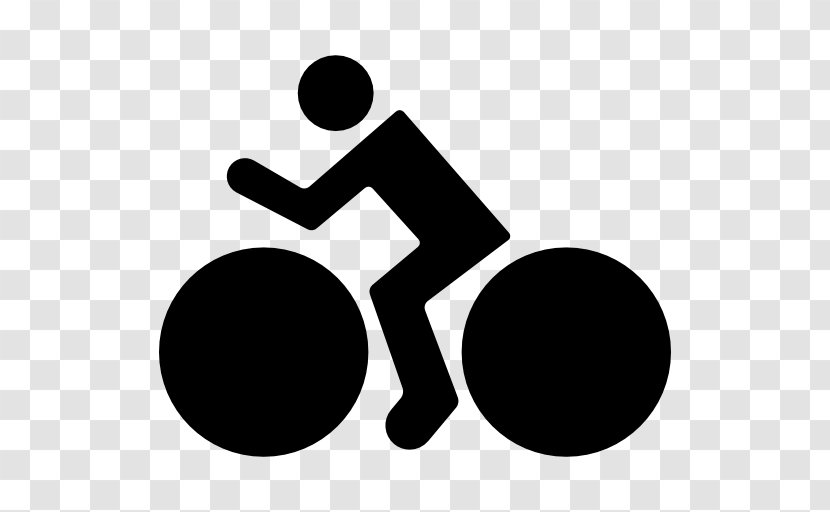 Cycling Silhouette - Human Behavior Transparent PNG