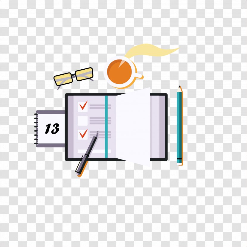 Icon - Brand - Flat Notebook Transparent PNG
