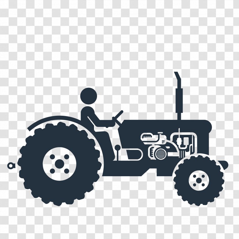 Tractor Agriculture Agricultural Machinery Transparent PNG
