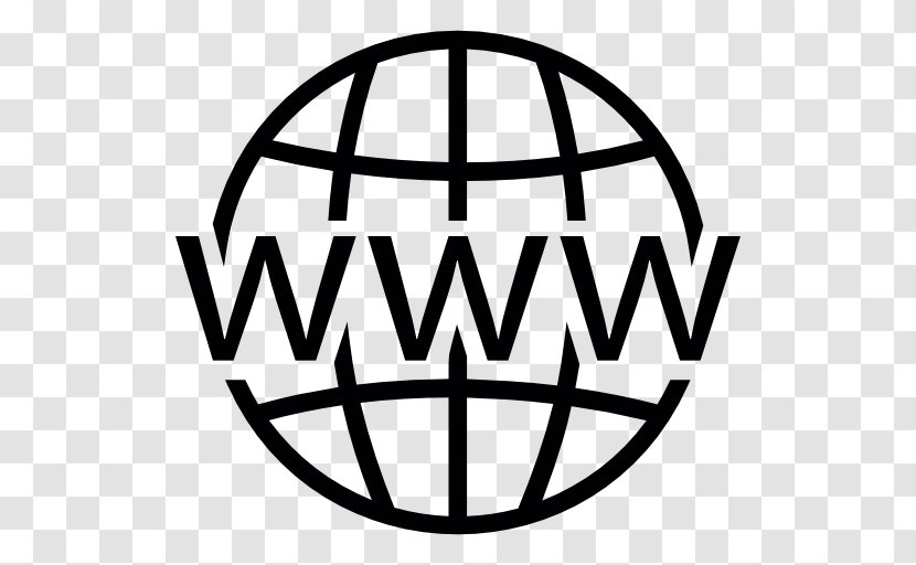 World Wide Web Internet Icon - Monochrome - File Transparent PNG