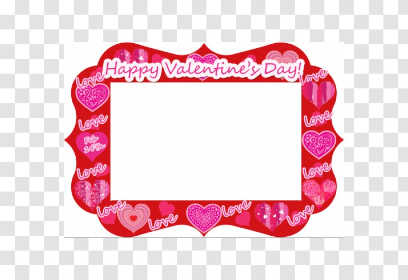 Picture Frames Valentine's Day Rectangle Font Transparent PNG