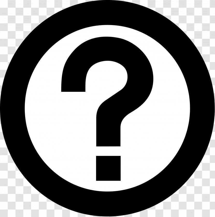 Registered Trademark Symbol Copyright Service Mark - Intellectual Property - Question Transparent PNG