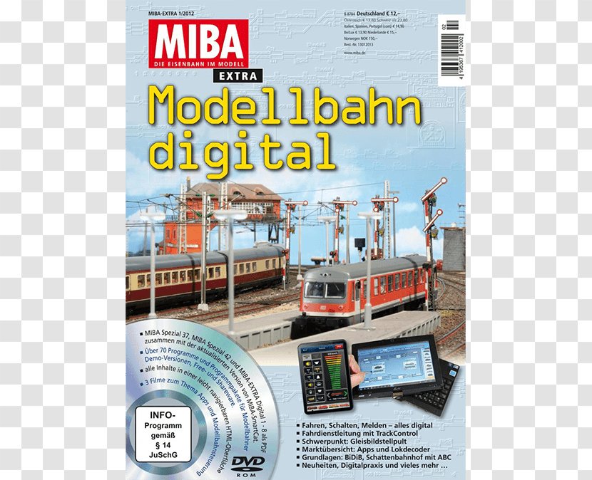 Rail Transport Modelling MIBA Digital Model Railway Control Systems Data Building - Miba! Transparent PNG