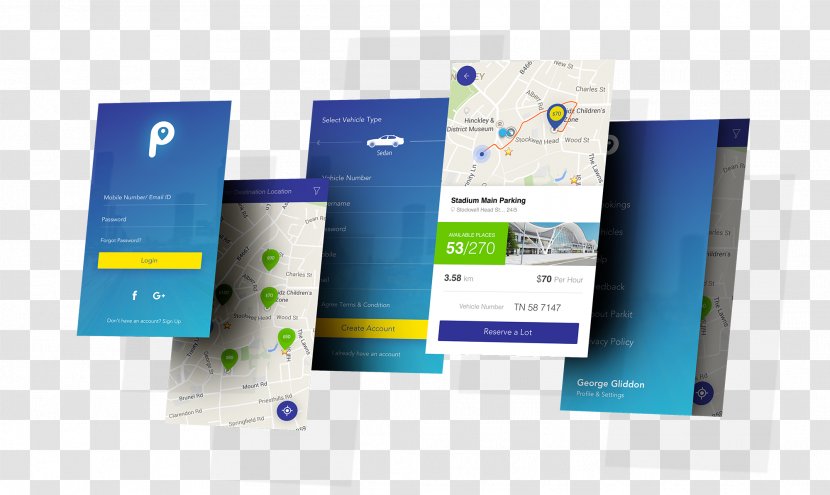 Car Park Telecommunication Industry Service - Computer Network - Brochure Transparent PNG