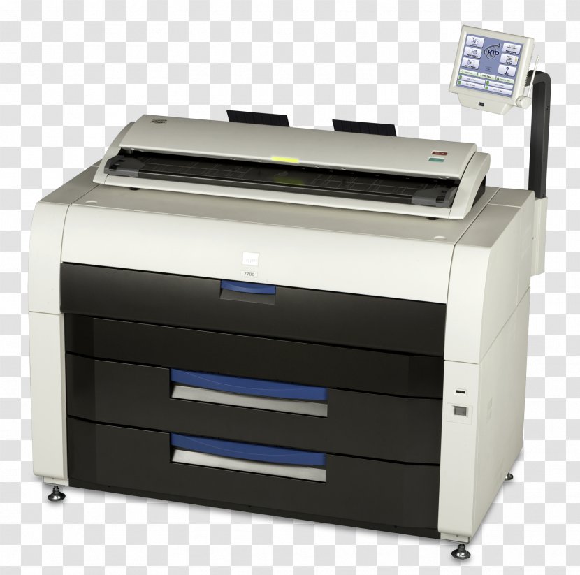 Laser Printing Inkjet Kip Printer - Office Supplies Transparent PNG