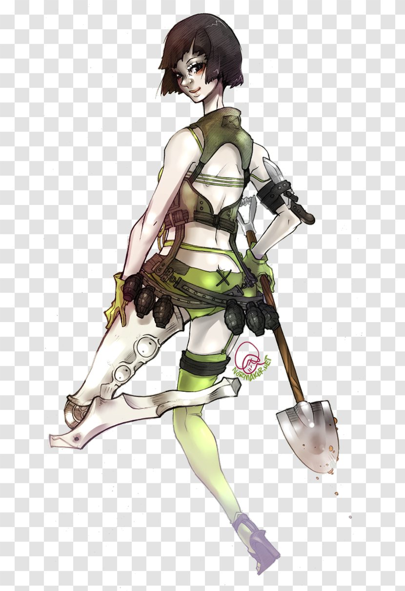 Costume Design The Woman Warrior Cartoon - Tree - No More Heroes Transparent PNG