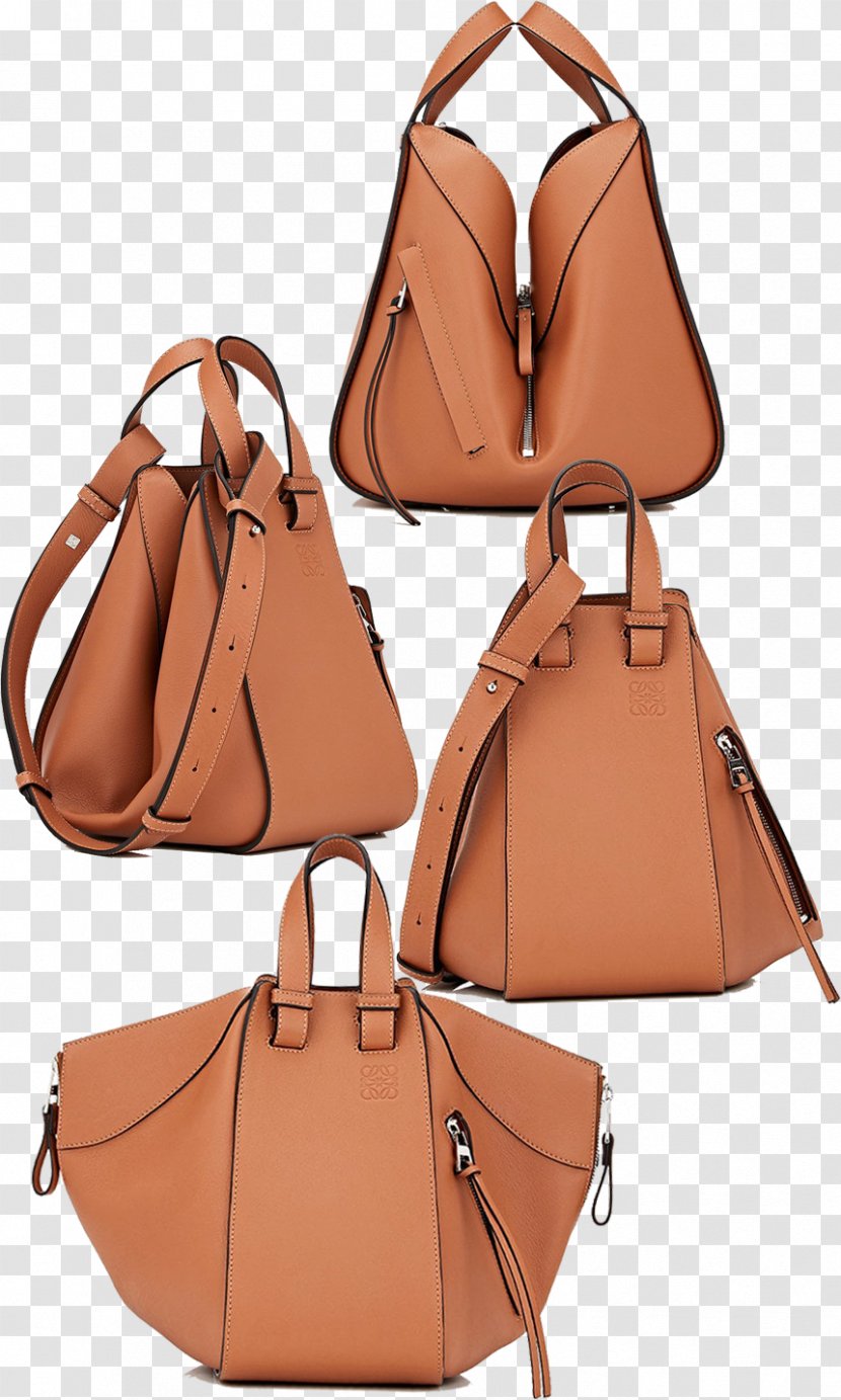 Handbag Leather Hammock LOEWE - Beige - Bag Transparent PNG