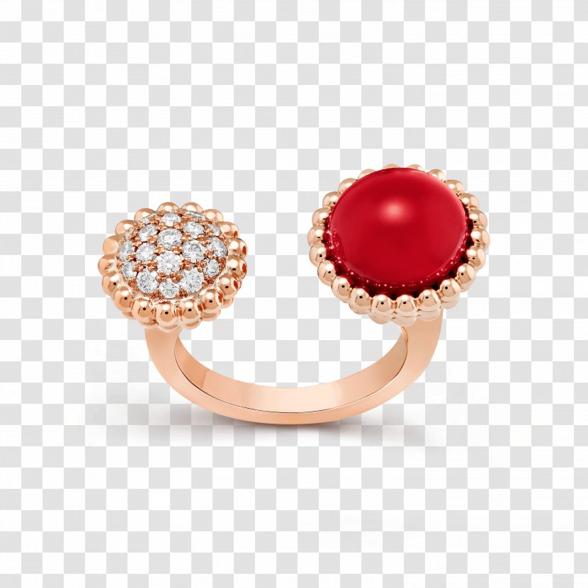 Pearl Earring Jewellery Van Cleef & Arpels - Gold - Ring Finger Transparent PNG