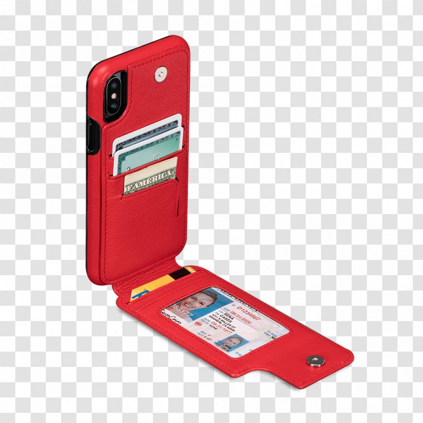 Apple IPhone 8 Plus X 7 Wallet Handbag - Mobile Phones - Iphone Red Transparent PNG