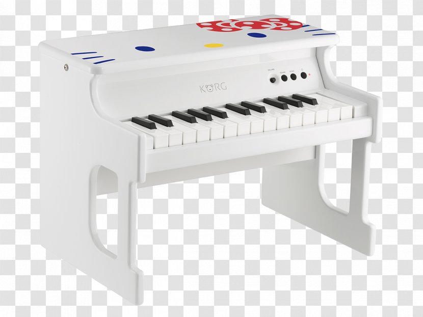 Hello Kitty Toy Piano Digital Electronic Keyboard - Silhouette Transparent PNG