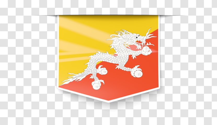 Flag Of Bhutan Rainbow Flags The World - Red Transparent PNG