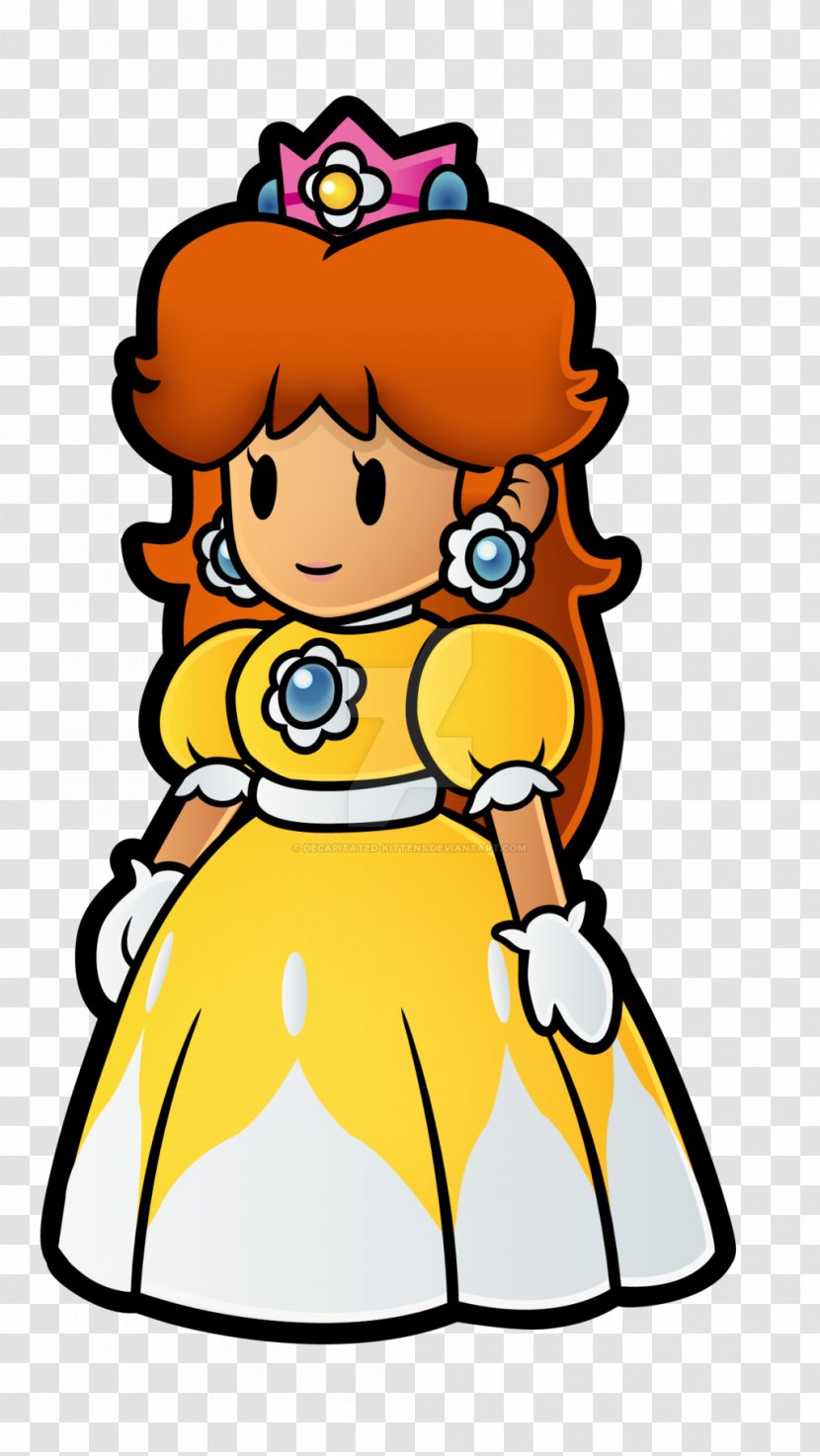 Princess Daisy Paper Mario: Color Splash Peach - Ankang Transparent PNG