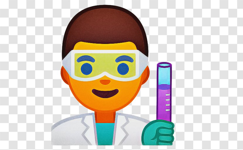 Smile Emoji - Scientist - Child Transparent PNG