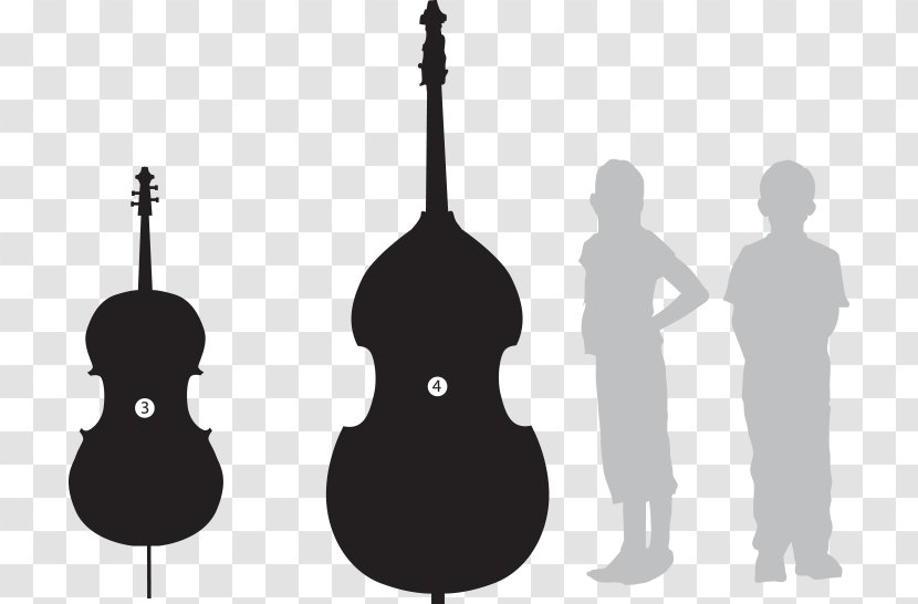 Drawing Of Family - Violin - Tololoche Plucked String Instruments Transparent PNG