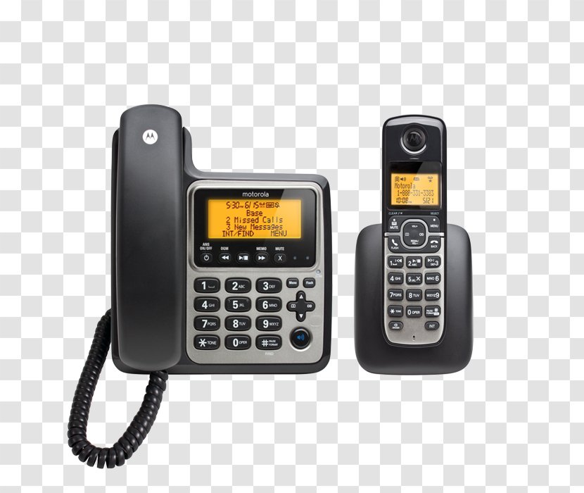 Cordless Telephone Motorola M803 Home & Business Phones - Panasonic Kxtgf34 Transparent PNG