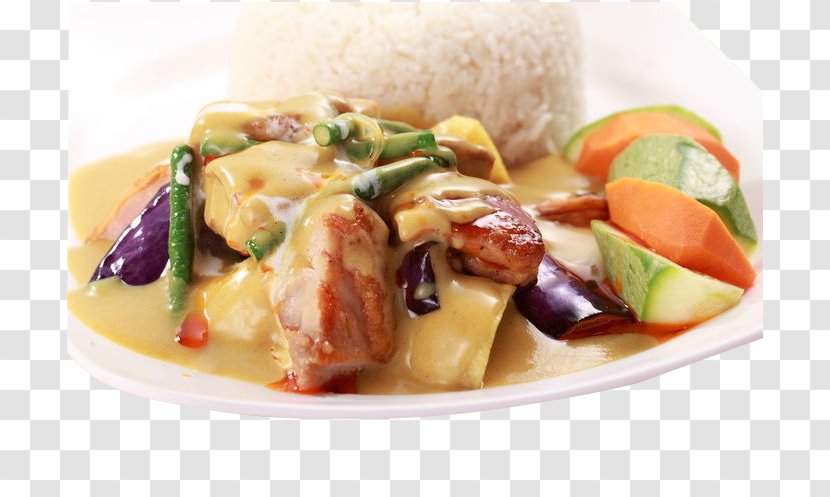 Minced Pork Rice Vegetarian Cuisine Dish Eggplant Cooked - Pilaf Transparent PNG