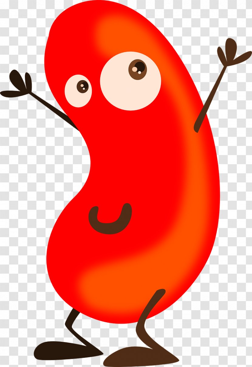 Red Beans And Rice Cartoon Clip Art - Bean Transparent PNG