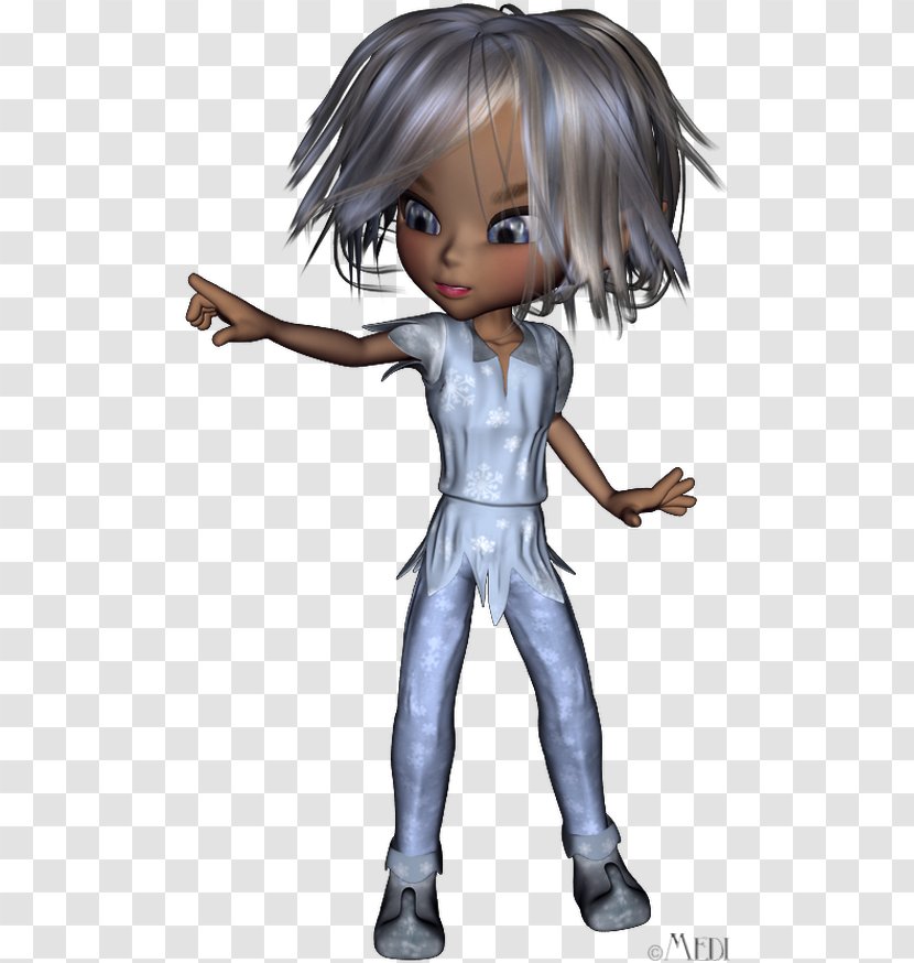 Black Hair Brown Character Figurine - Heart - Jack Ma Transparent PNG