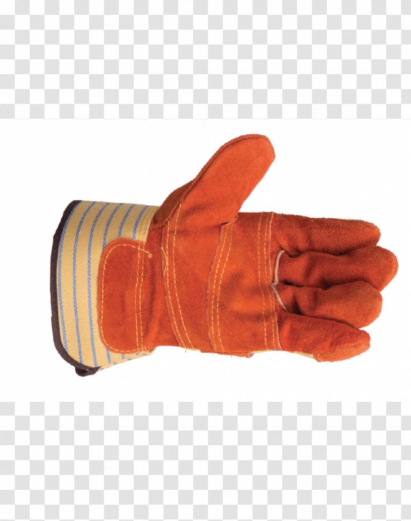 Thumb Glove Safety - Hand - Chrome Orange Transparent PNG