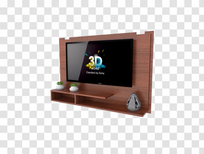 Table LED-backlit LCD Television Furniture 4K Resolution - Screen Transparent PNG