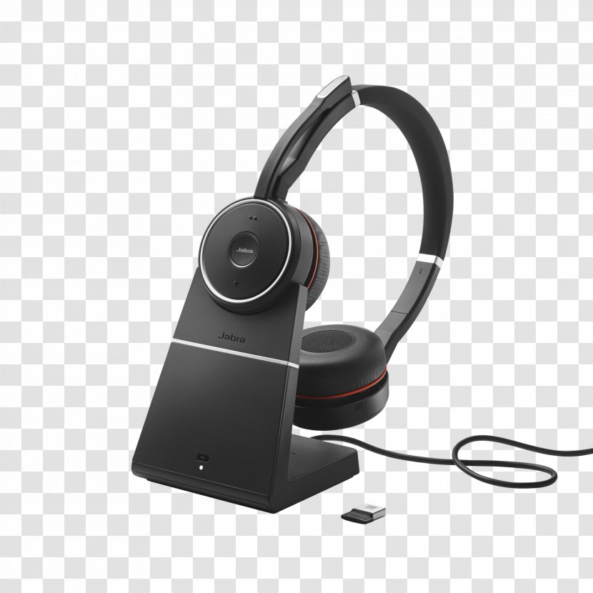GN Group Jabra Evolve 75 Headset UC Stereo Noise-cancelling Headphones - Peripheral Transparent PNG