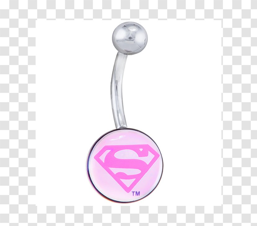 Superman Logo Batman Wonder Woman Flash - Body Jewelry Transparent PNG