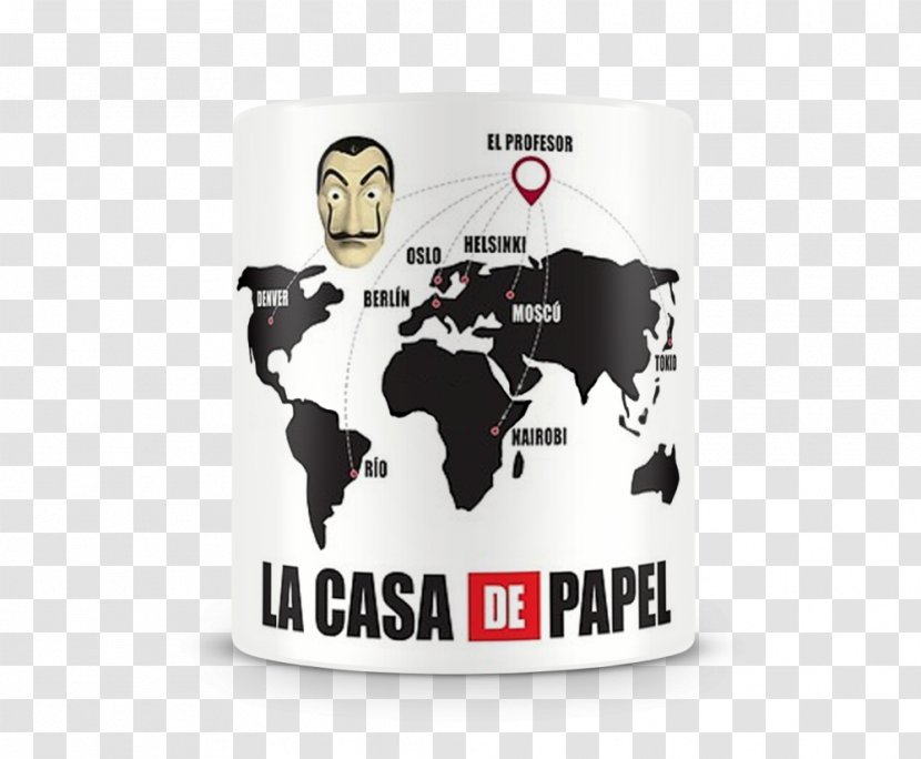 World Map Vector Graphics Illustration - South - A Casa De Papel Transparent PNG