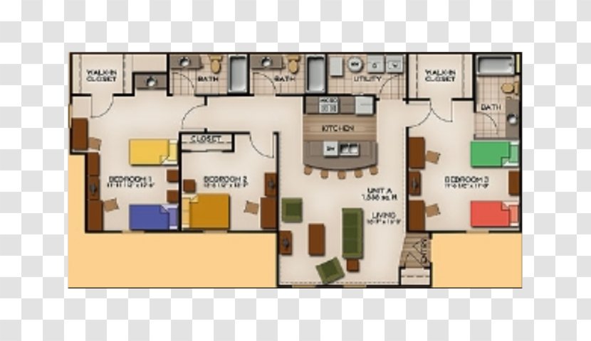 Floor Plan Property - Elevation - Library Room Transparent PNG