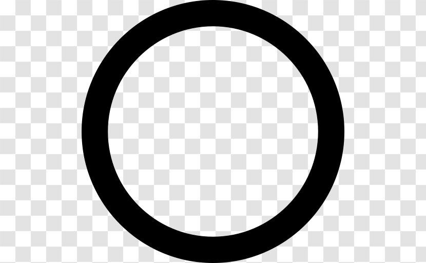 Clip Art - Black And White - Circle Transparent PNG
