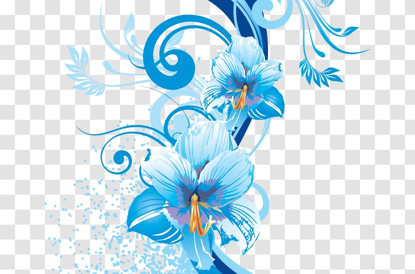 Floral Design Flower Clip Art - Blue Rose Transparent PNG