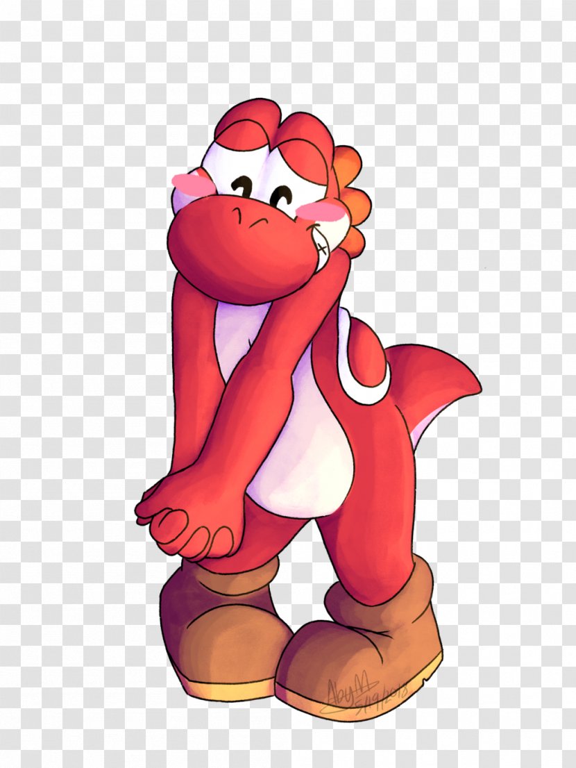 Yoshi's Island DeviantArt Illustration Fan Art - Finger - Dragon Ink Transparent PNG