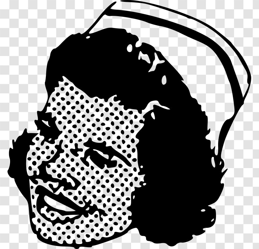 Nursing Care Health Clip Art - Head - Monochrome Transparent PNG