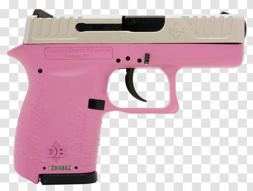 Trigger Firearm .380 ACP Semi-automatic Pistol - Pink - Handgun Transparent PNG