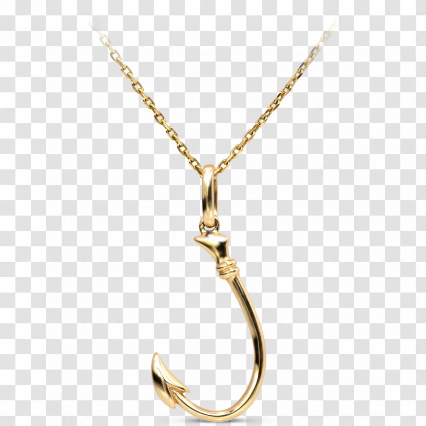 Charms & Pendants Earring Necklace Fish Hook Jewellery - Amulet Transparent PNG