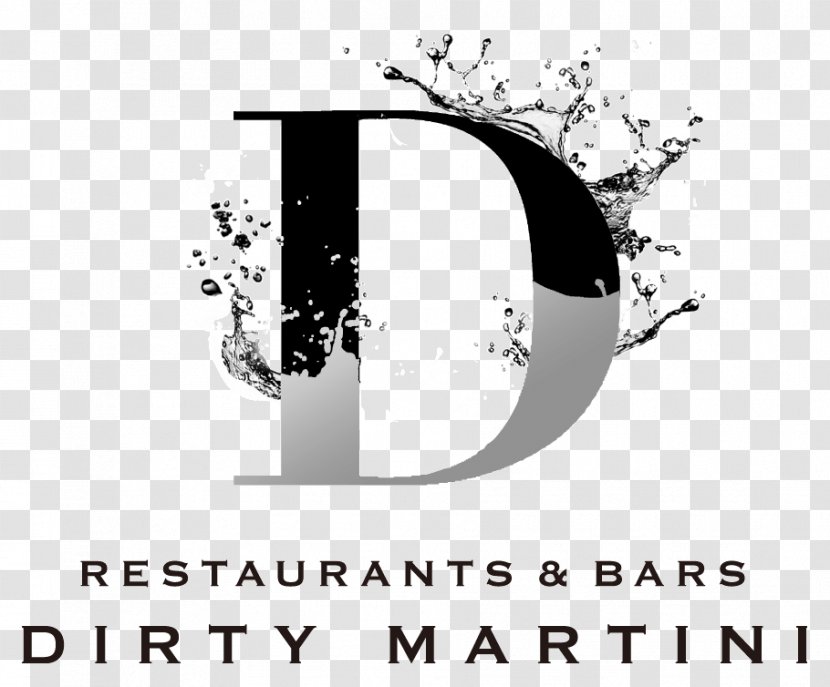 Logo Graphic Design Brand - Black And White - Dirty Martini Transparent PNG