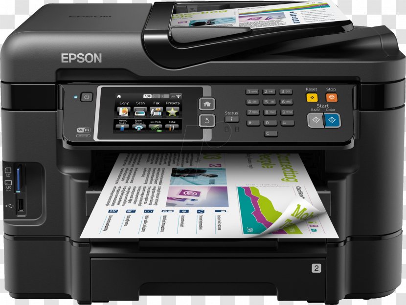 Epson Multi-function Printer Inkjet Printing Computer Software - Output Device Transparent PNG