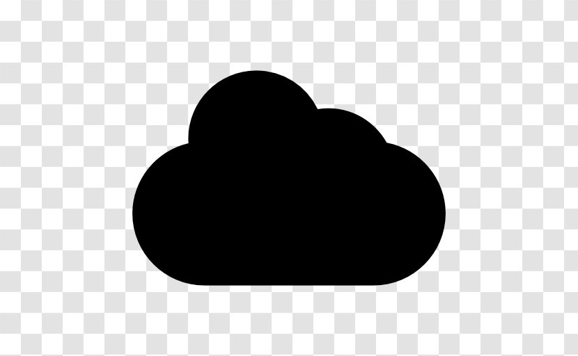 Cloud Symbol Download - Black And White Transparent PNG