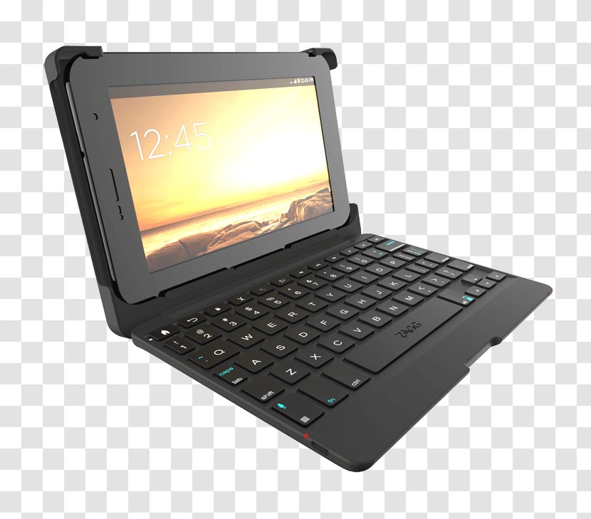Netbook Computer Keyboard ZAGG ZAGGkeys Folio For Android Tablets Sony Tablet S Handheld Devices - Computers Transparent PNG