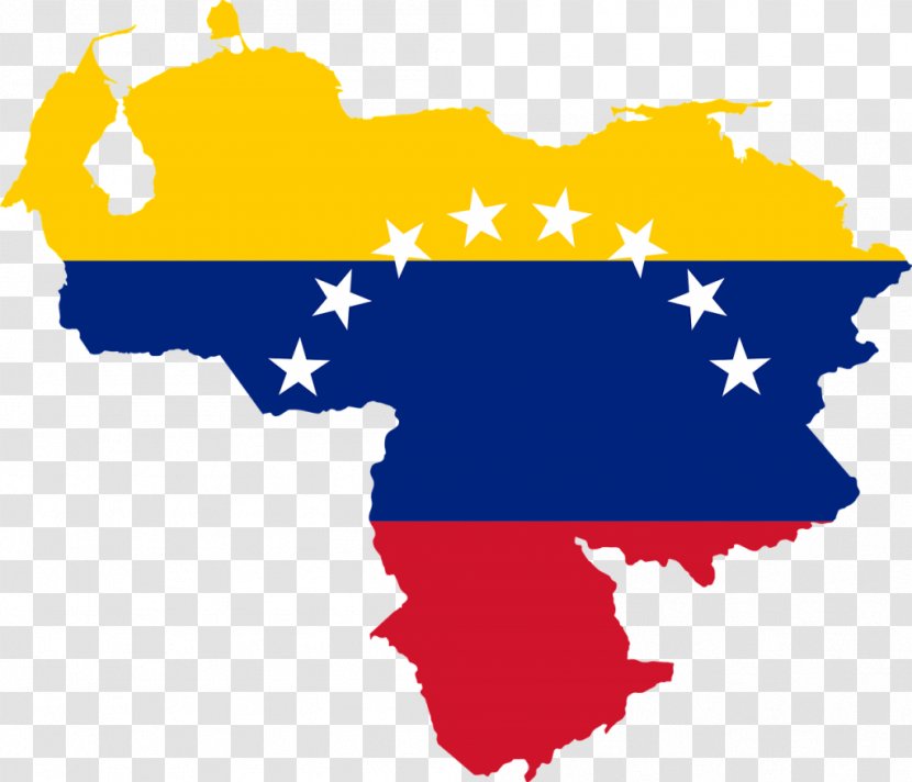 Flag Of Venezuela Blank Map - Vector - Crackdown Transparent PNG